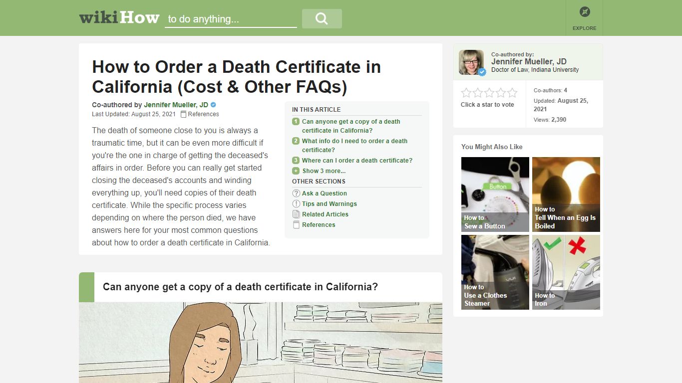 How to Order a Death Certificate in California (Cost & Other FAQs)